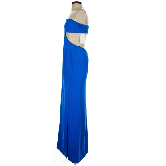 House of CB Altana Vibrant Blue Strapless Maxi Dress with Cutout - Picture 5 of 16